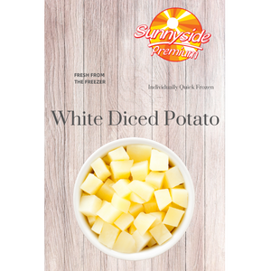 white potato diced