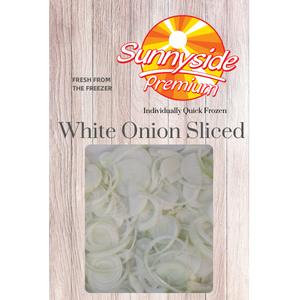 White onion sliced